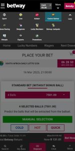 Betway Lotto Betting 2