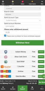 Betway Withdrawals 2