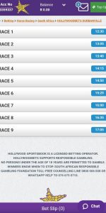 Hollywoodbets Horse Racing Betting 3