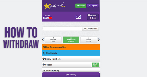 Read more about the article How to Withdraw money from Hollywoodbets