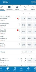 Aplikasi seluler Sportingbet